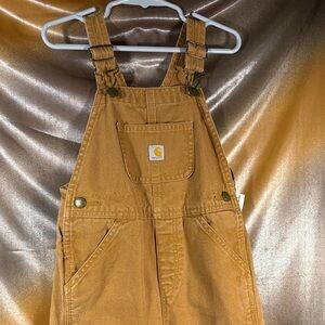 4t kids Carhartt‎ Tan Bib Overalls. So super cute!!! Box P
